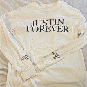 Justin Beiber All Purpose world tour 2016 tee size Small